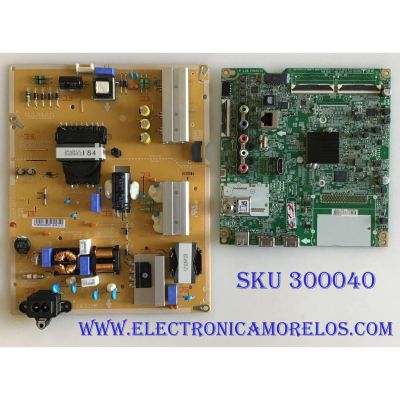 KIT DE TARJETAS PARA TV LG / MAIN EBT65514004 / EAX67872805(1.1) / FUENTE EAY64928801 / EAX67805001 (1.4) / PANEL NC650DQG-ABGX5 / MODELO 65UK6090PUA.BUSGLOR